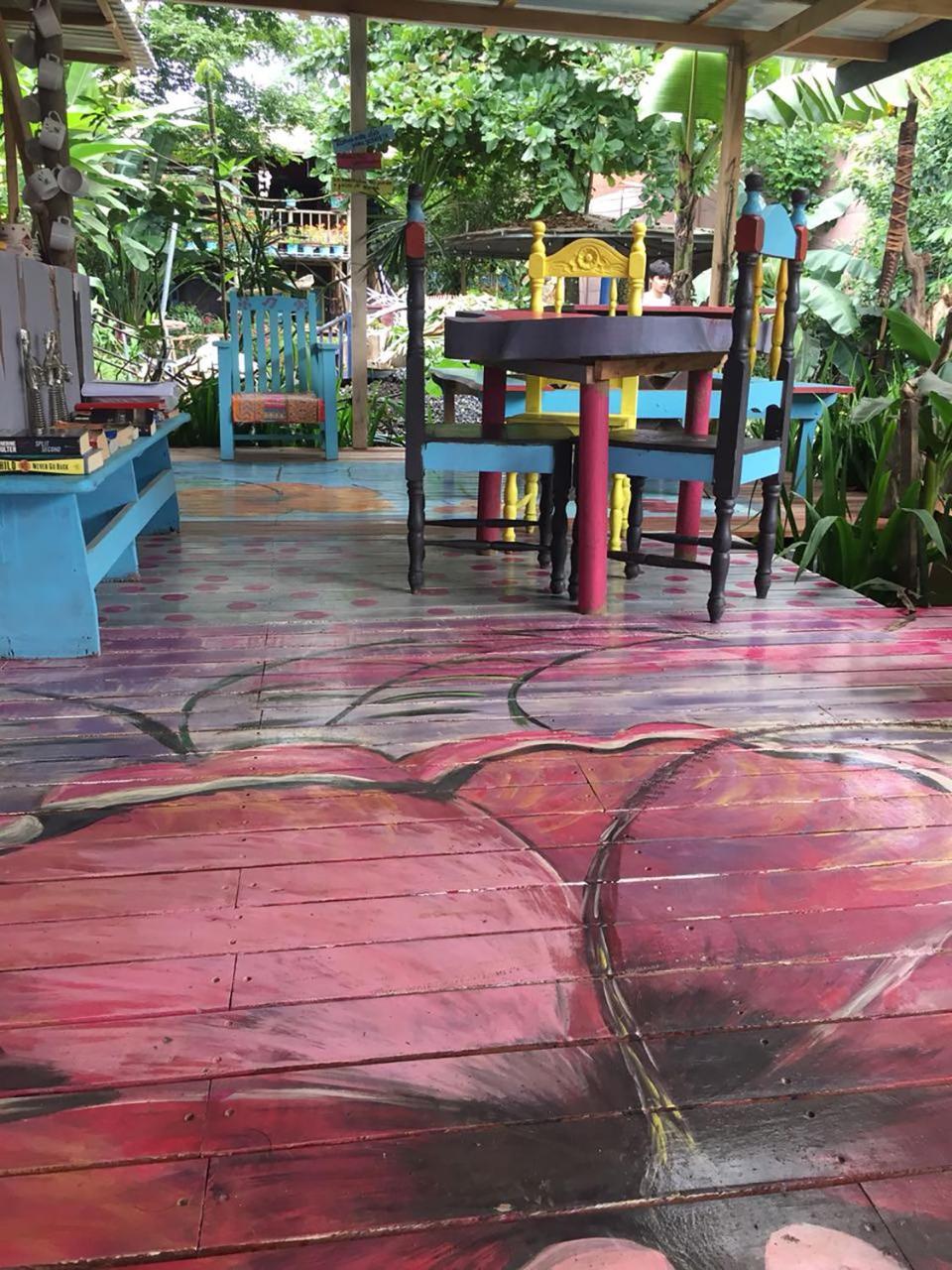 Wood House Hostel La Fortuna ภายนอก รูปภาพ